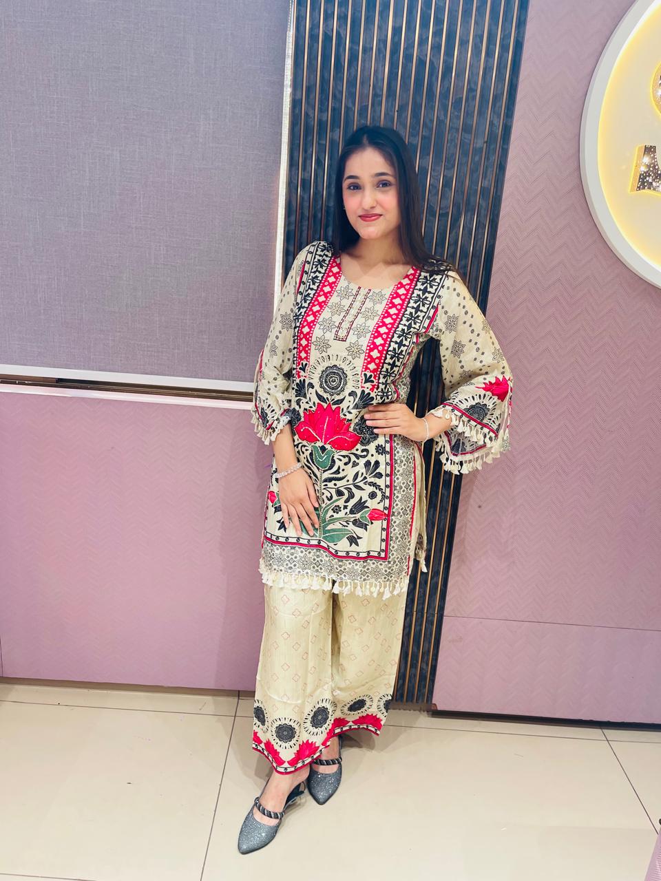 MULTI COLOURED COORD SET