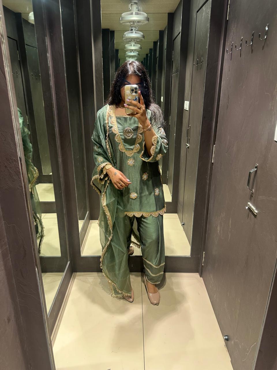 afgani duppatta set