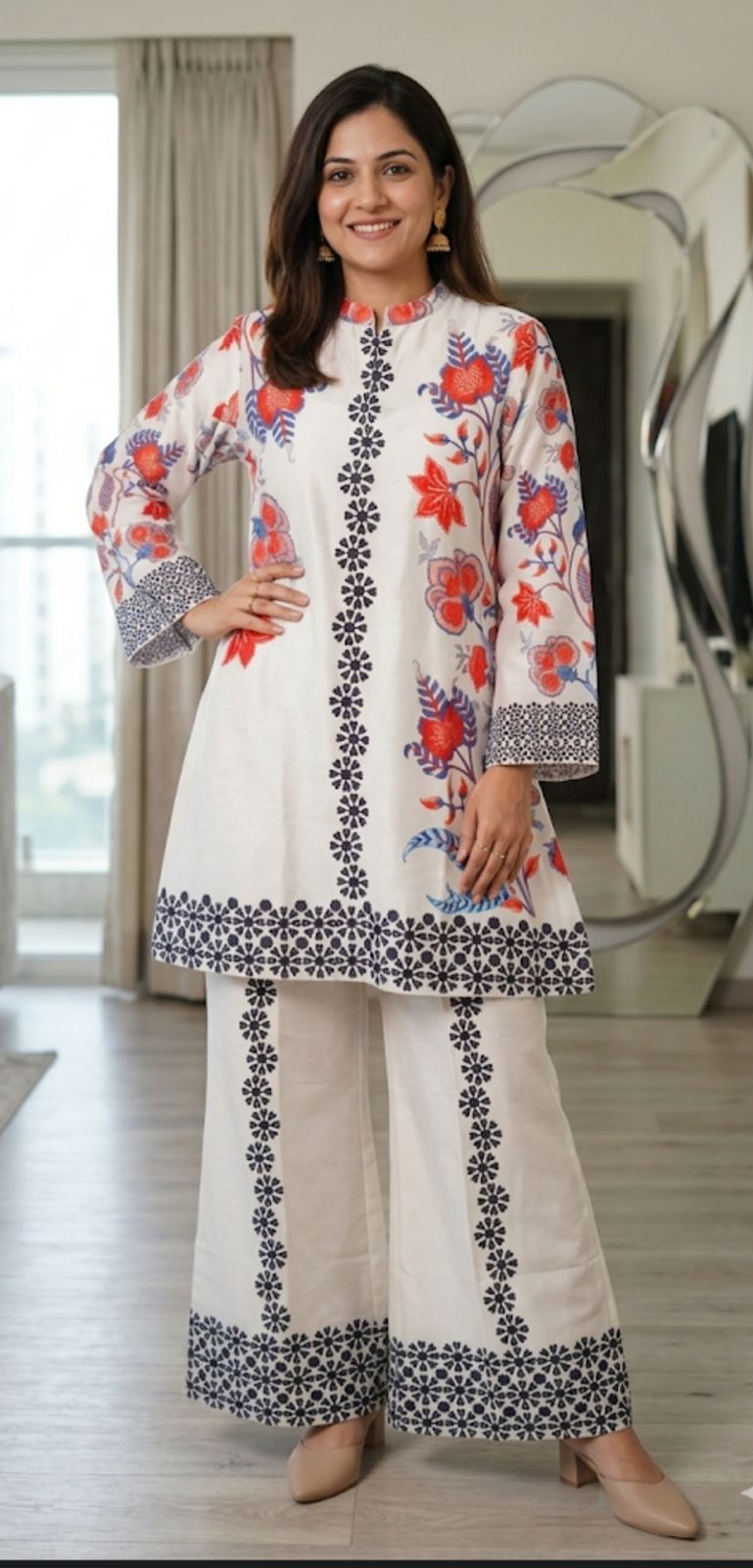 PRINTED SUMMER COORD SET