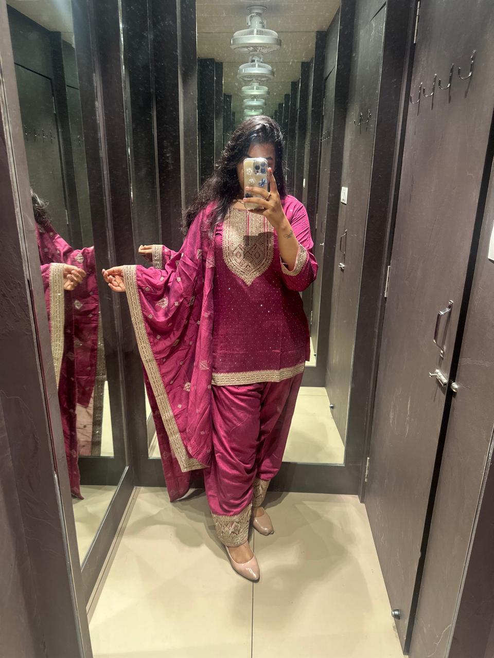PINK SULWAR KURTA SET