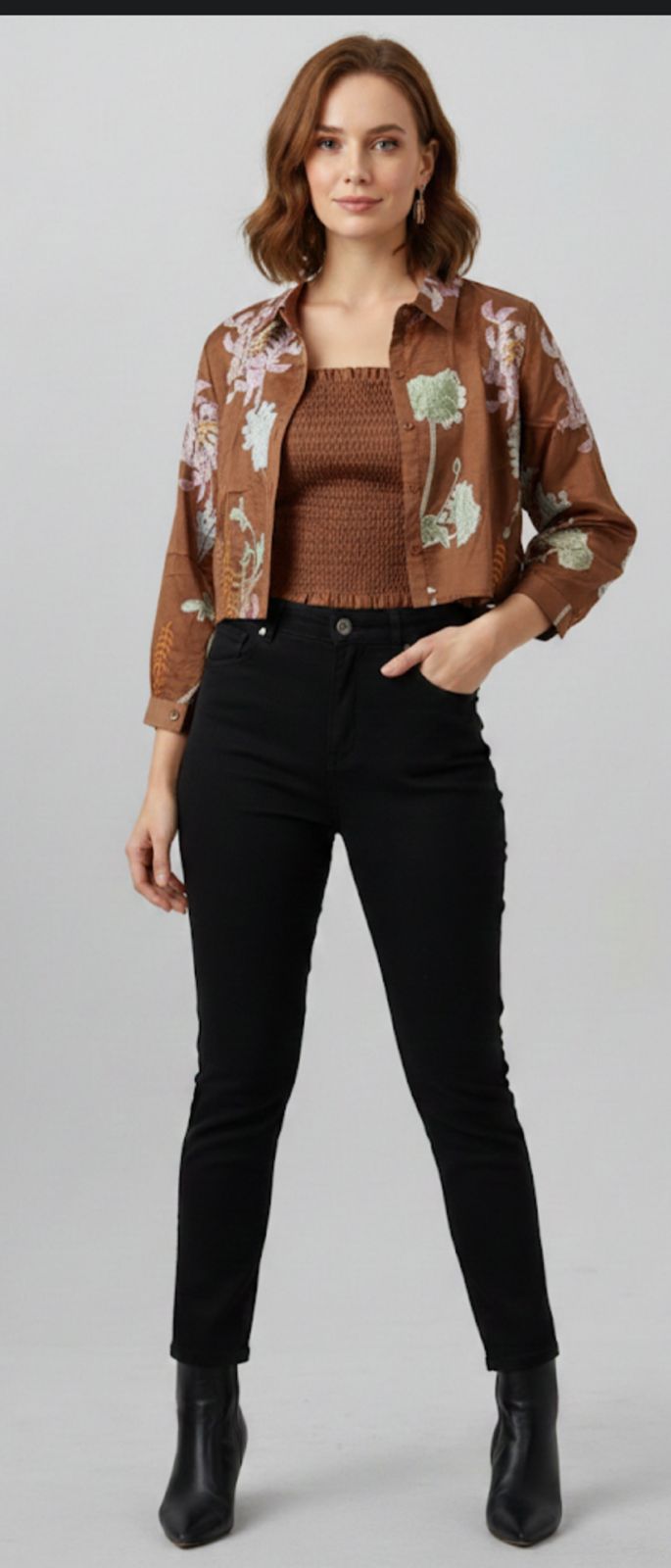 COTTON TOP WITH JACKET